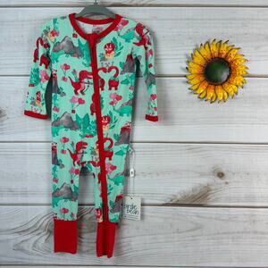 birdie bean‎ arlo zip romper 3-6M